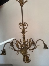 Antiker Kronleuchter 5 flammig