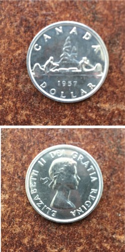 Kanada silberdollar 1957 - 1957,