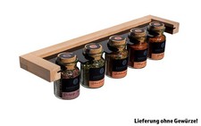 Gewürzregal Holz / Plexiglas
