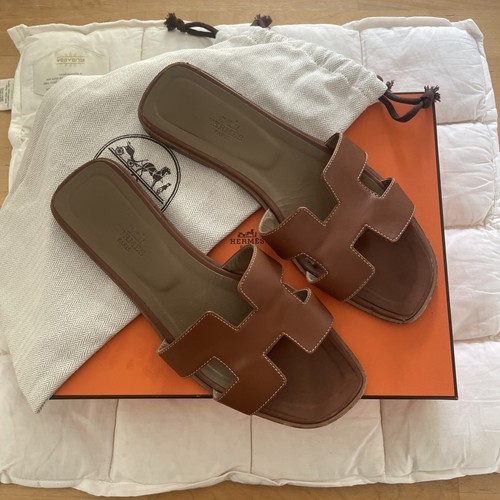 Hermès sandalen oran gold - hermÈs,
