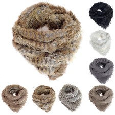 Damen pelz schal loop - damen,
