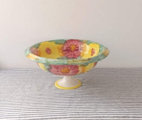 Vintage obstschale mit fuß - mit,