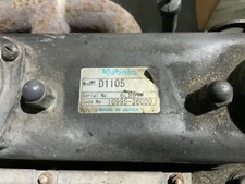 Diesel Motor Kubota D1105 gebraucht Teileträger Instandsetzer