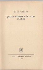 Hans Fallada Jeder stirbt für