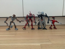 4x LEGO Bionicle Figuren –