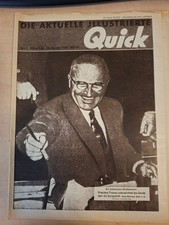 Zeitschrift Quick Erstausgabe