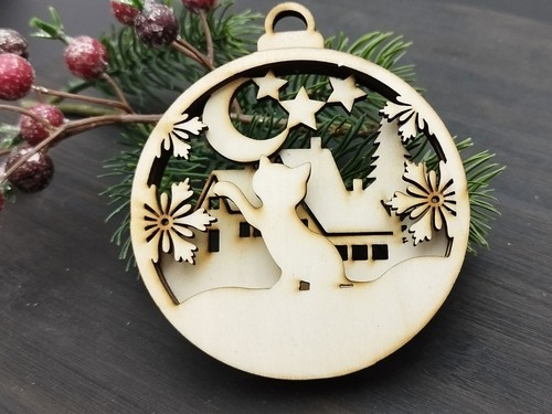 Weihnachtskugel holz - weihnachtskugel,