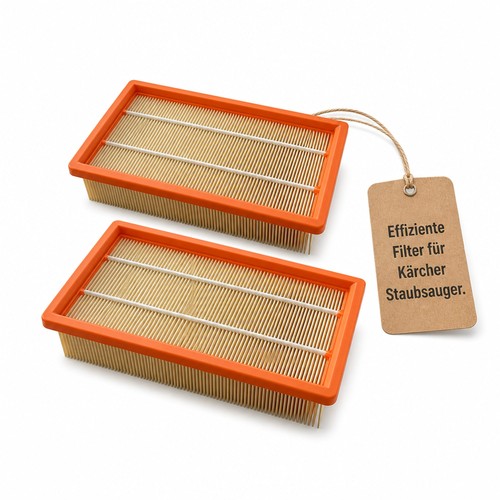 Flachfilter für kärcher - 2x,