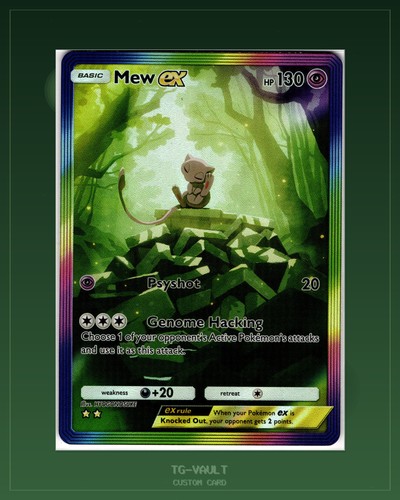 Mew forest style custom card - style,