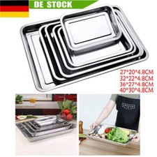 BBQ Edelstahl Tropfschale Grillpfanne Marinierschale Gemüseschale Grillschale