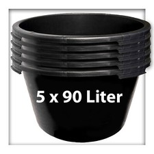 5 Stk. 90 Liter Mörtelkübel
