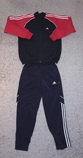Adidas Trainingsjacke/Hose Trainingsanzug Jungen und Mädchen Gr.  164