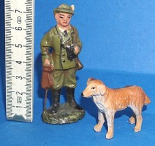 Jäger und Hund Masse Figur