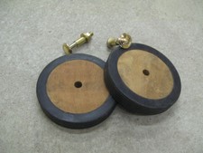 Teakholz Rädersatz für