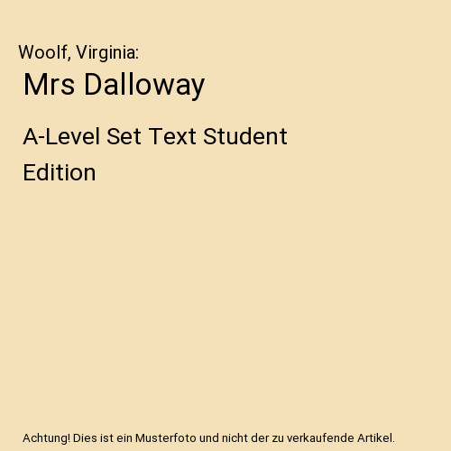 Mrs dalloway level set - dalloway:, text