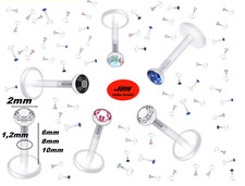 Lippenpiercing bioflex Lippen