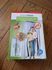 EASYmaxx Magic Klick Moskitonetz Magnetvorhang 90x210cm - Schwarz