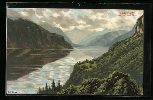 Künstler alfred mailick - künstler-ak,