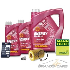 MANN ÖLFILTER + 7l 5W-30 FÜR