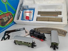 H0 Märklin Starter Set 2920 Dampflok Personenwagen Trafo Schienen OVP