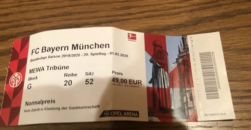 Sammlerticket fsv mainz - sammlerticket,