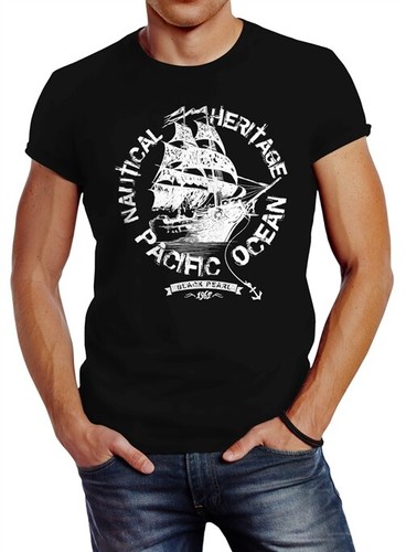 Herren shirt segelschiff - t-shirt,