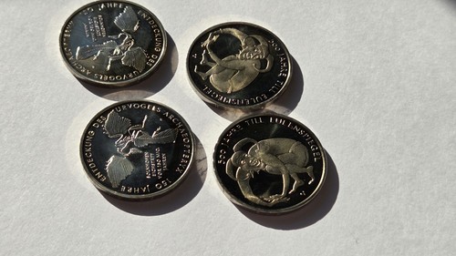 Gedenkmünzen - 4x,