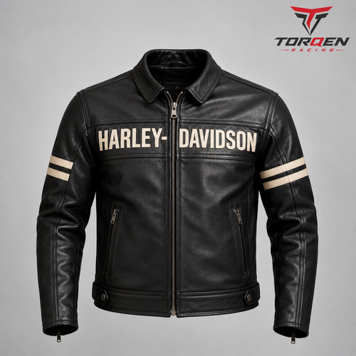 Mens harley black leather - mens,