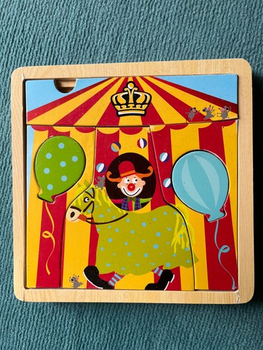Holzpuzzle kleinkinder zirkus - holzpuzzle,