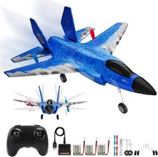 RC Flugzeug,2.4Ghz 2 Kanal F-35 Ferngesteuertes Flugzeug Kämpfer RC Plane 