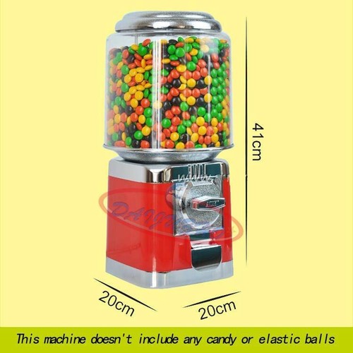 1pc red bulk vending gumball - red,