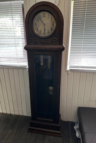 Antike standuhr eiche - eiche, um