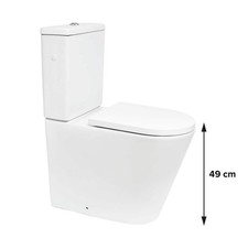 Erhöhtes Stand Kombi WC