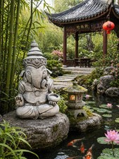 Steinguss skulptur ganesha - skulptur,