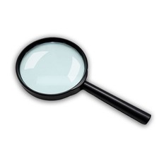 Lupe 5-fach Vergrößerung mit