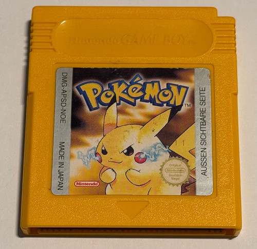 Original pokémon gelbe - original,