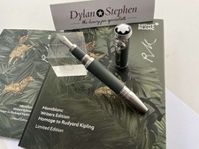 Montblanc Hommage to Rudyard Kipling Writers Limited Edition Füllfederhalter NEU