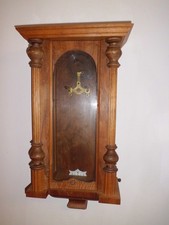 Antikes Gehäuse f Wanduhr Regulator nur Gehäuse inkl. Gong Werkhalterung