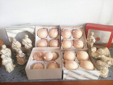 Konvolut alte Weihnachtskugeln + Krippenfiguren- Christbaumkugeln  Baumschmuck