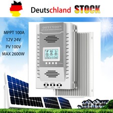 100A 60A MPPT Solar PV Laderegler 12V/24V Volt Controller Regler Solarregler A9