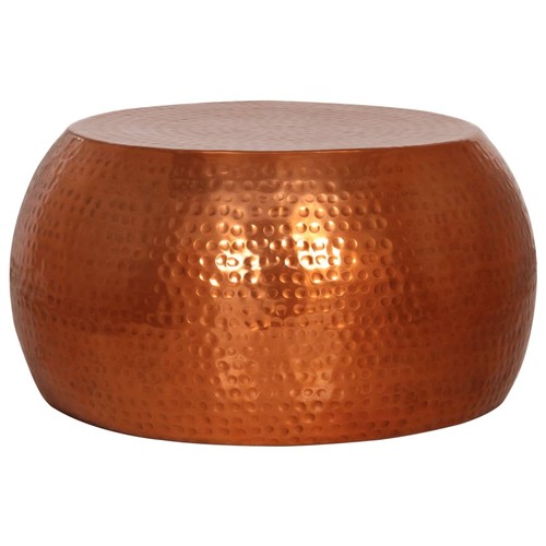 Couchtisch messing ø55x28 - Ø55x28, cm