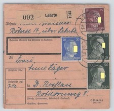 Deutsches Reich Paketkarte