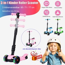 Kinder Roller mit Sitz LED