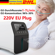 1~7L/min SauerstoffKonzentrator Tragbarer intelligenter Sauerstoffgerät 220V DE