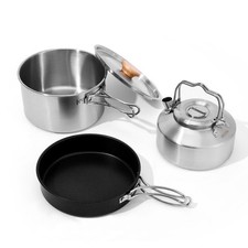 Camping Kochgeschirr Set aus
