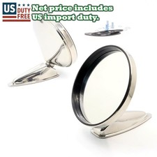 Pair Chrome Door Mirrors Opel