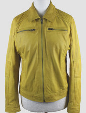 Manguun Jacke Lederjacke Damen