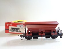 Fleischmann H0 1486 AC Schotterwagen mit Entladehebel der DB in OVP C757
