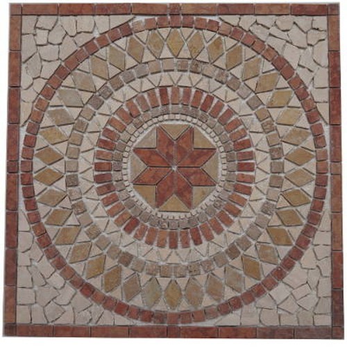 Mosaikfliesen rosone rosette - rosone,