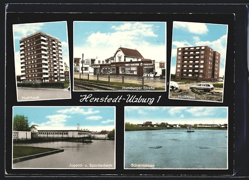 Henstedt ulzburg hochhaus - ak,